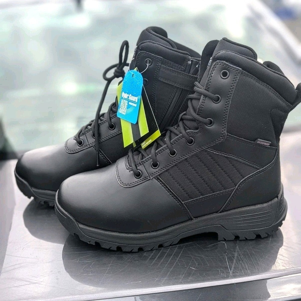 Waterproof Tactical Military Combat Work Boots Mens 9.5 Black Interceptor Jarret